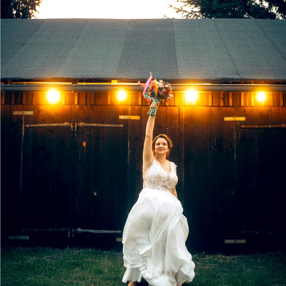 Wedding dress wedding gown sewn in Poland